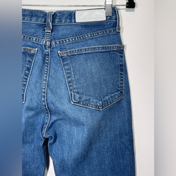 RE/DONE Jeans Women’s Size 26 Originals Straight Leg Ankle Fray - Picture 8 of 11